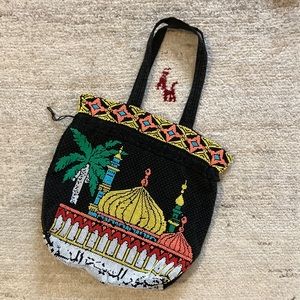 SEX AND THE CITY CARRIE BRADSHAW VINTAGE JERUSALEM HOLY LAND BEAD MOSQUE BAG!!
